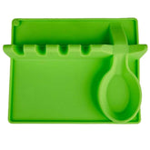 Silicone Spoon Rest Pad Green image 0
